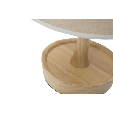 LAMPA STOŁOWA Z SZUFLADĄ -B- Z DREWNA Ø 25X49 cm